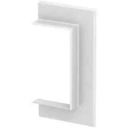 OBO 6274820 Wandabschlussblende offen 104x198x25 Acrylnitril-Butadien-Styrol reinweiß RAL 9010 G-KWAO70130RW