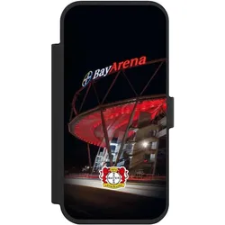 Nivocase Klapphülle für Apple iPhone Air Handyhülle aus Kunst Leder NIVOflip schwarz Bayer 04 Leverkusen (Apple iPhone Air), Smartphone Hülle, Schwarz