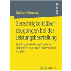 Gerechtigkeitsüberzeugungen bei der Leistungsbeurteilung, Fachbücher von Kathleen Falkenberg