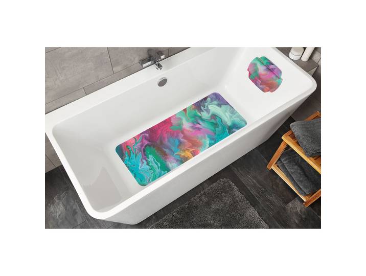 home24 Badkussen voor nek Fusion polyvinylchloride PVC meerdere kleuren 32 x 3 x 22cm