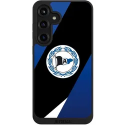 Nivocase Handyhülle für Samsung Galaxy S25+ Hülle NIVOpure Case Schwarz Arminia Bielefeld DSC Offizielles (Samsung Galaxy S25+), Smartphone Hülle, Schwarz