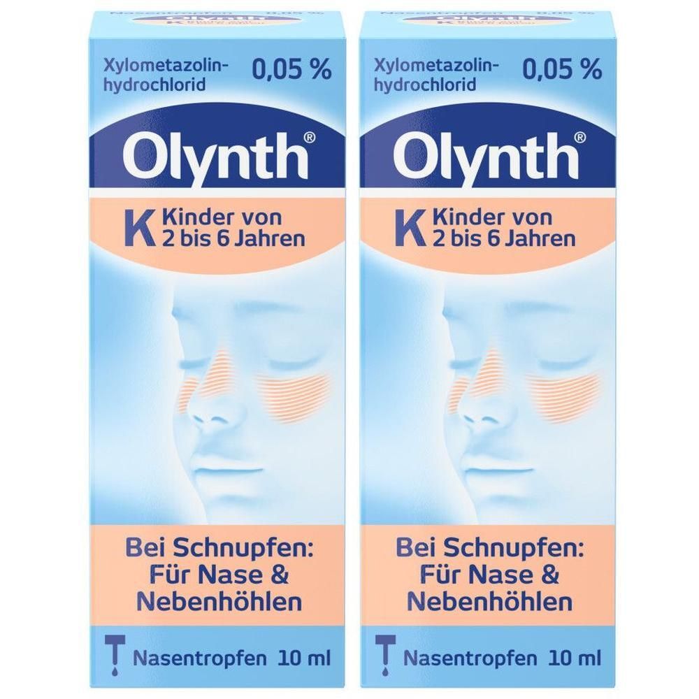 Olynth 0,05% für Kinder Nasentropfen x2 2x10 ml