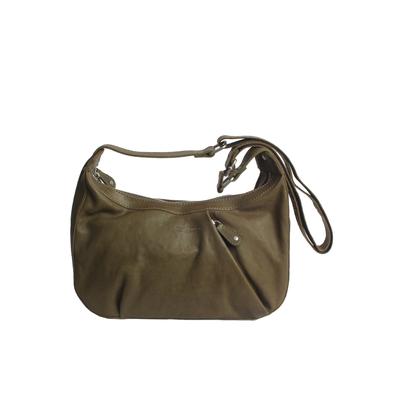 Umhängetasche MARGELISCH "Ocla 1", Damen, Gr. B/H/T: 29cm x 19cm x 10cm onesize, grün, Leder, Taschen Umhängetasche, aus LWG zertifiziertem Leder