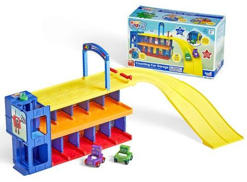Learning Resources Numberblocks parkeergarage voor auto's, meerkleurig
