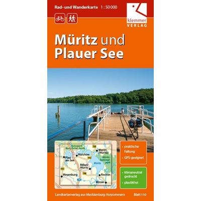 Rad- und Wanderkarte Müritz und Plauer See, Sonstige von , Klemmer-Verlag, 978-3-940175-00-7