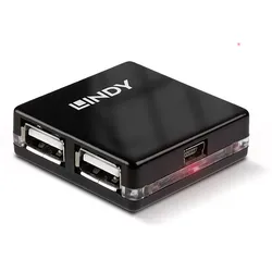 LINDY 4 Port USB 2.0 Mini Hub