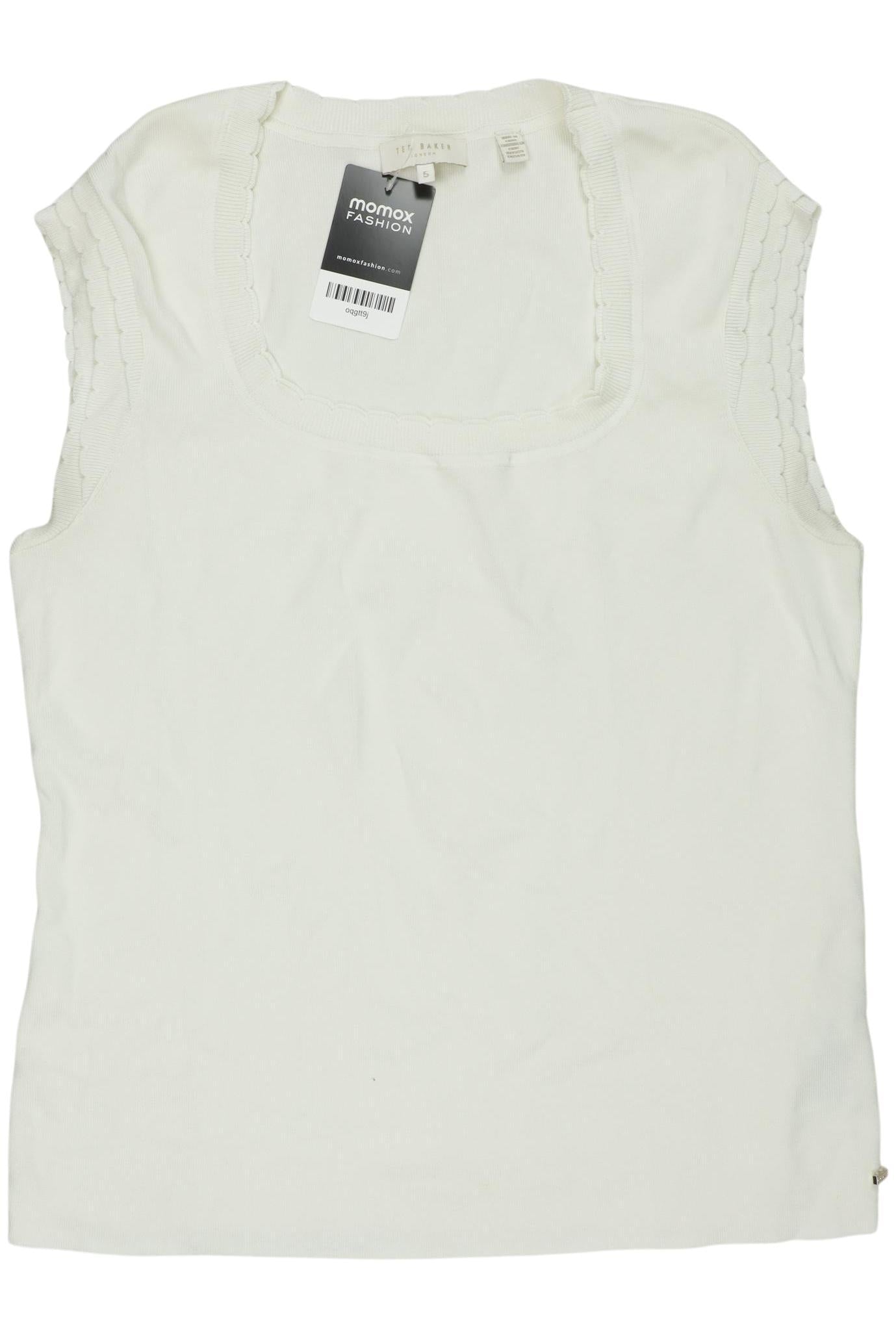 TED Baker Damen Top, Cremeweiß, Gr. EU 44 (Ted Baker 5), Viskose / Synthetik - Second Hand