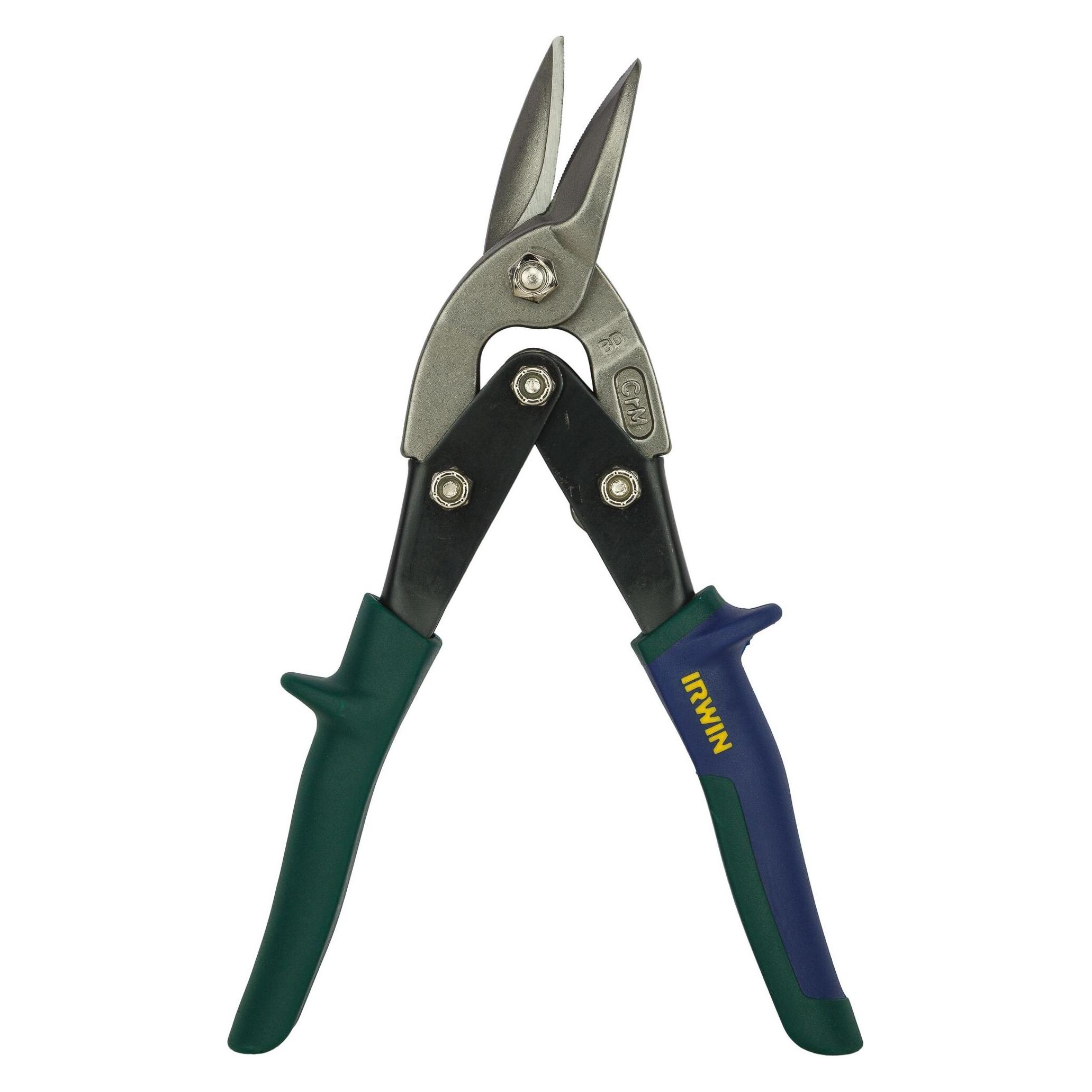 Irwin 102 DurchlaufBlechschere für rechte und gerade Schnitte, Hebelübersetzt, 10504310N (250 mm) (10504310N)