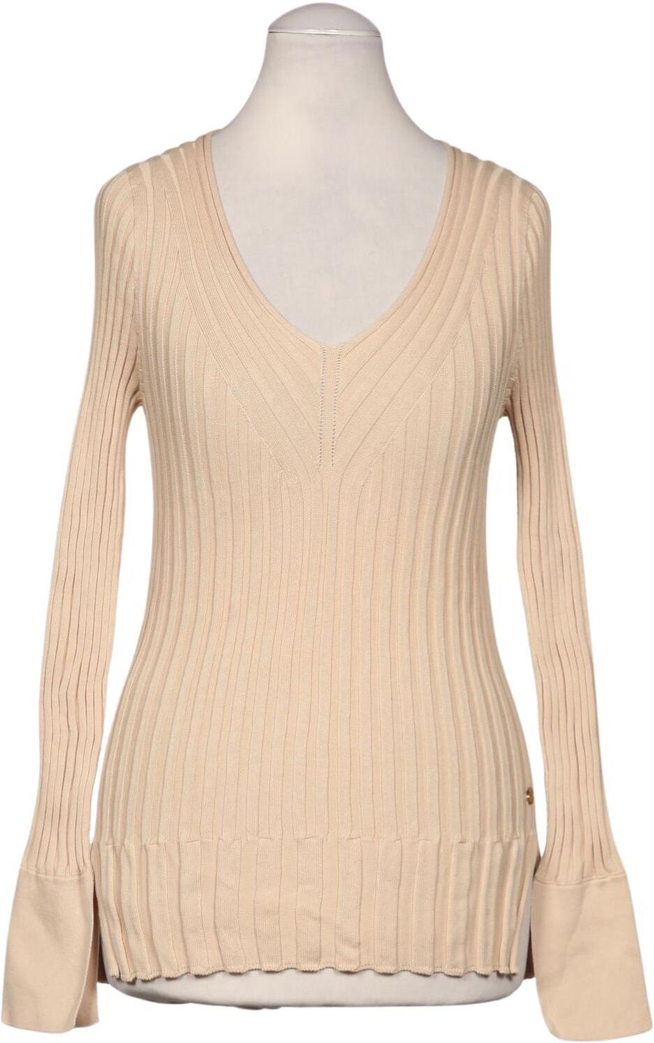 Falconeri Damen Langarmshirt, Beige, Gr. S, Baumwolle - Second Hand
