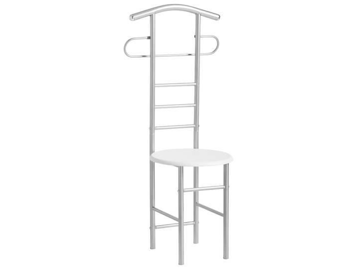 Herrendiener INOSIGN TOPSELLER , weiss (chrom, weiß), B:53cm H:118cm T:47cm, MDF, Metall, Herrendiener, Herrendiener, Gesamthöhe: 118 cm, Sitzhöhe: 48 cm