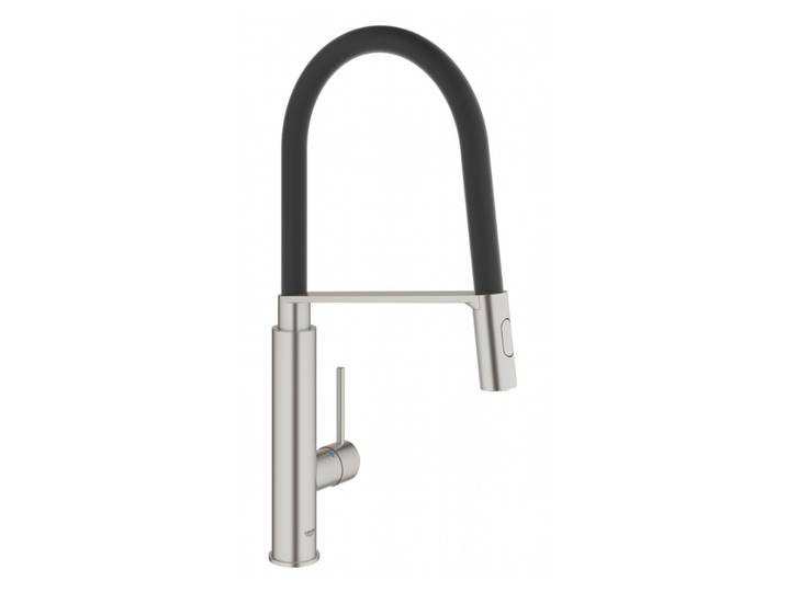 CONCETTO NEW - Mitigeur monocommande de cuisine SuperSteel (31491DC0)