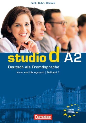 Funk, Prof. Dr. Hermann - studio d - Grundstufe: A2: Teilband 1 - Kurs- und Übungsbuch mit Lerner-Audio-CD: Hörtexte der Übungen: Einheit 1 - 6 - Europäischer Referenzrahmen A2. Deutsch als Fremdsprache, Kurs- und Übungsbuch - Preis vom 09.10.2026 07:28:0
