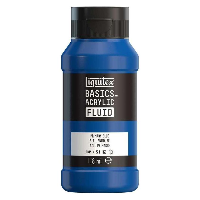 Winsor & Newton Basics fluid 118ml primary blue row 420 (118 ml) (8870399)