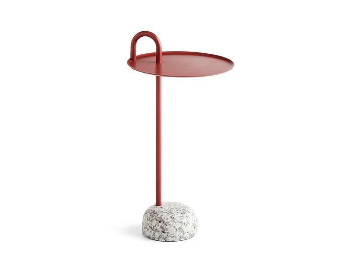 HAY - Bowler Beistelltisch, Ø 36 cm / H 70,5 cm, tile red