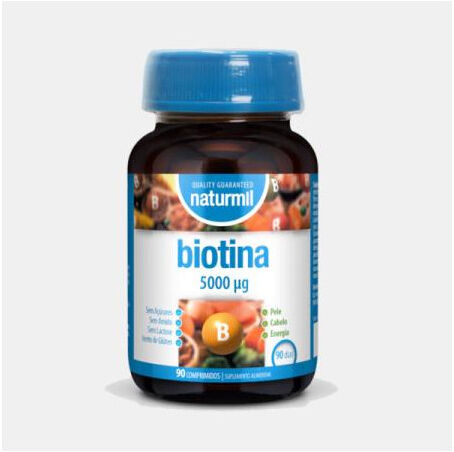 NATURMIL BIOTINA 5000mcg 90 COMPRIMIDOS