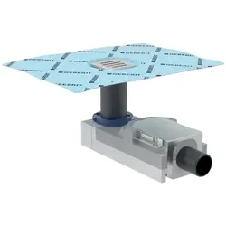 Geberit, Zubehör Sanitärinstallation, Bodenablauf für bodenebene Dusche Fussbodenaufbauhöhe ab 90 mm d50