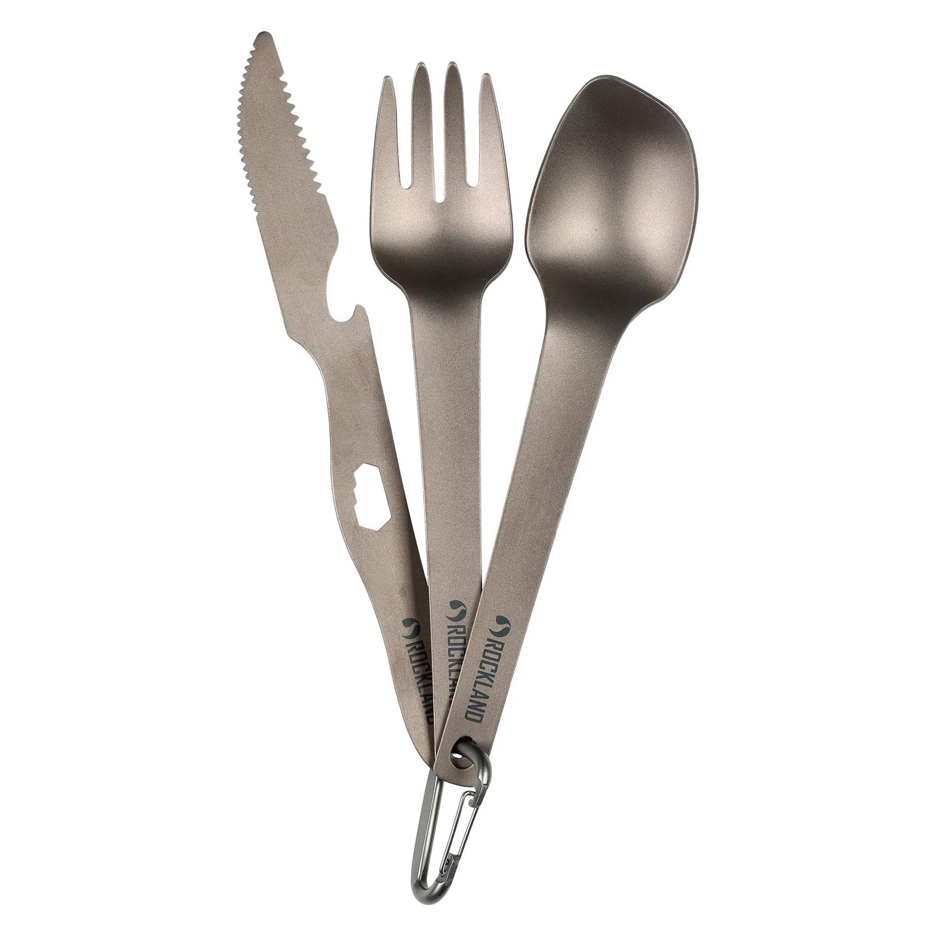 Triton Zestaw sztućców tytanowych Rockland Titanium Pure Uniwersalny (656054)