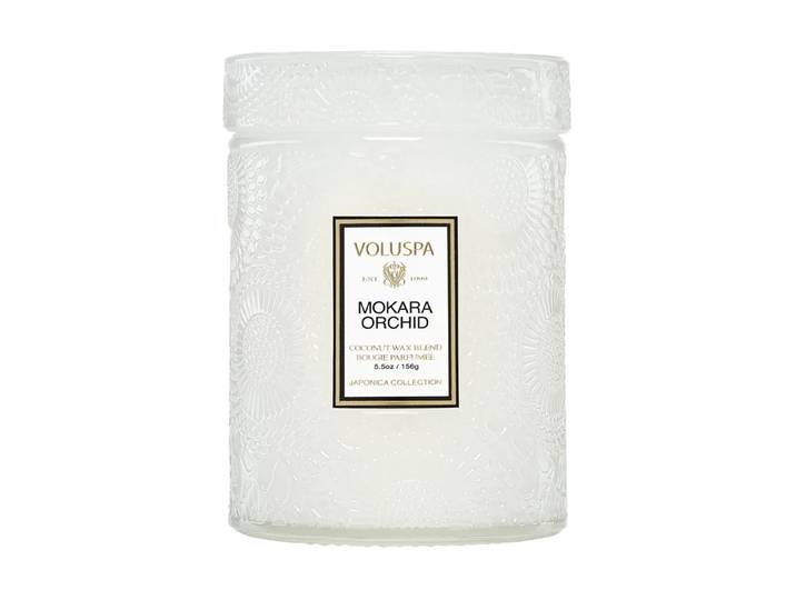 Voluspa Bougie parfumée Japonica pot en verre 50 heures Mokara Orchid