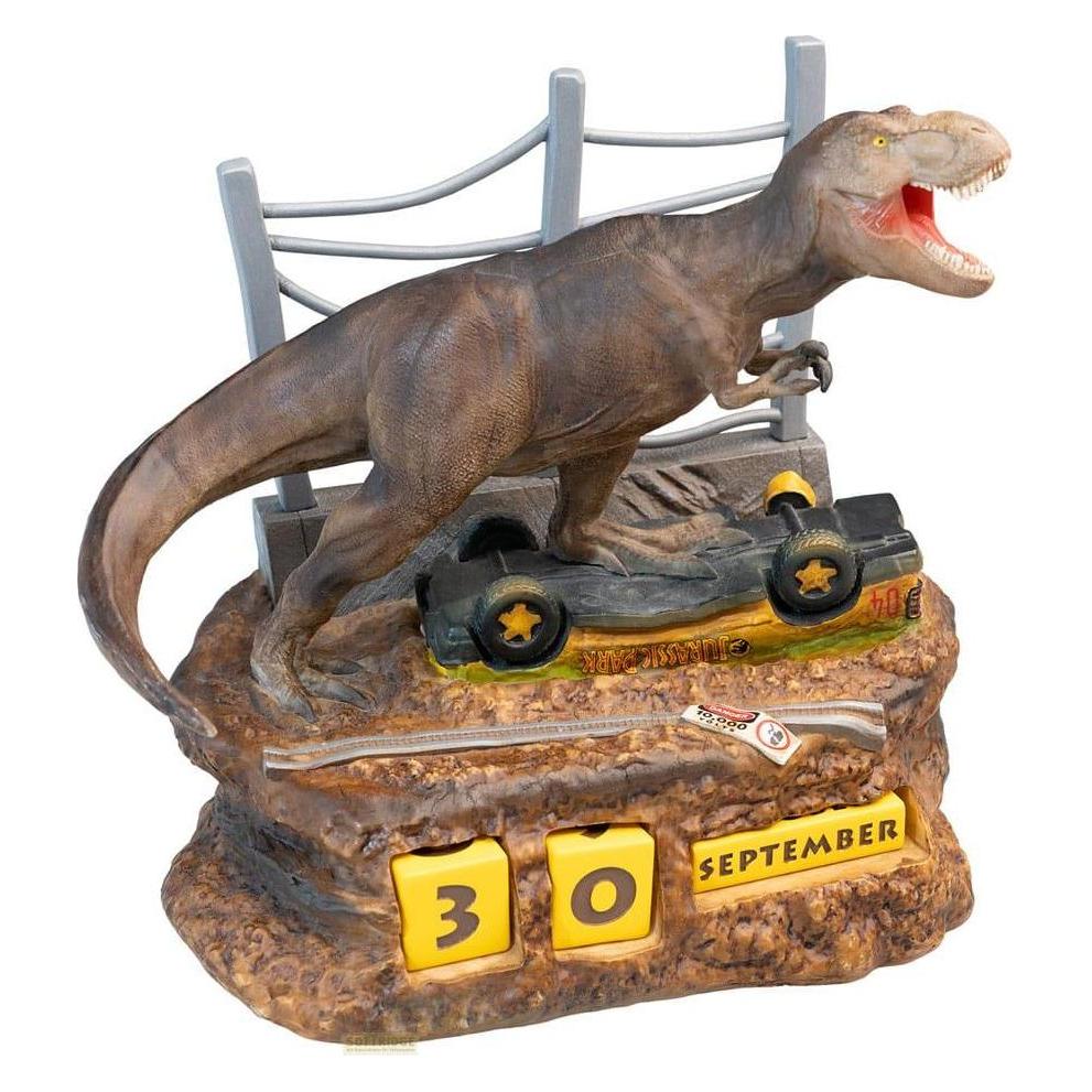 Grupo Erik JURASSIC PARK - Calendrier Perpétuel 3D en Résine (GAF4517)