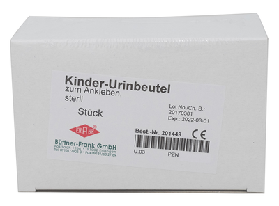 Büttner-Frank GmbH KLEBE-URINBEUTEL für Kinder steril 100 St 17616277