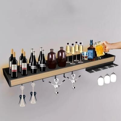 No "Floating Display Shelf with LED Light - 39.4""D x 5.9""W x2.2""H"