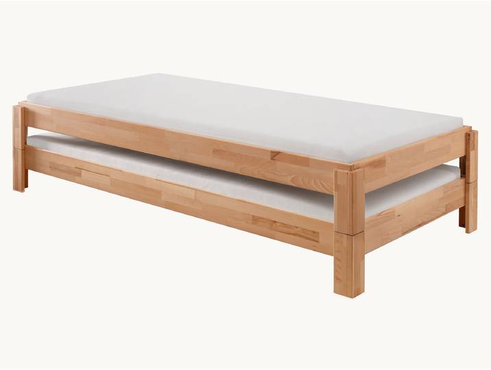Stapelbett Stiva - Buche geölt - 2er-Set - 90x200 cm