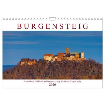 Werra Burgen Steig (Wandkalender 2026 DIN A4 quer), CALVENDO Monatskalender