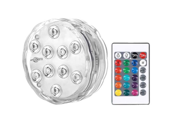 Unterwasser LED-Licht RGB mit Fernbedienung