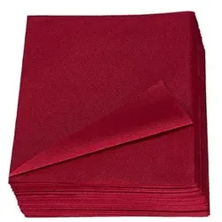 Servietten 40x40 2Fls Bordeaux P&P 2x100un