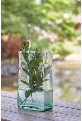 Signature Design by Ashley Taylow Green/Clear Vase (Set of 3)