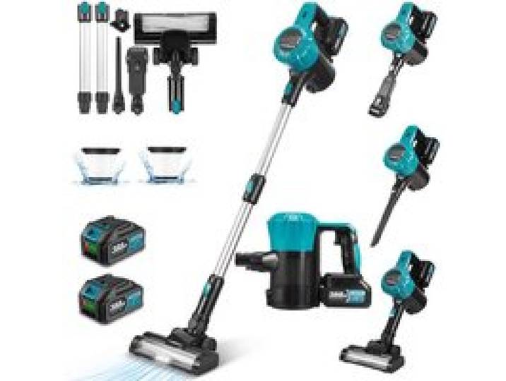 Aspirateur à main sans fil - YOFIDRA - 2x3000mAh - Moteur sans balais - 30 kPa - 1 5 L
