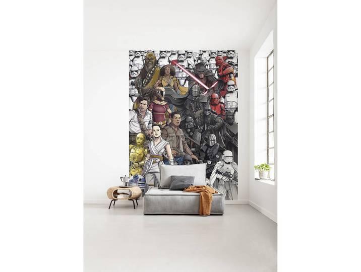 Fototapete Star Wars Retro Cartoon 200 x 280cm