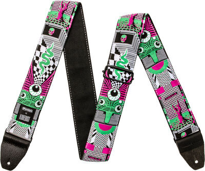 Dunlop Ilovedust Mnemonic Fuzz Strap multicolore