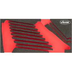 VIGOR Weichschaum-Einlage, leer, V6722-L