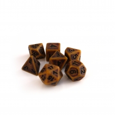 Dice4friends Würfelset Antique - Gold (7) 284913