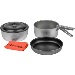 Trangia Tundra III Kochset Duossal - STK - hellgrau / schwarz