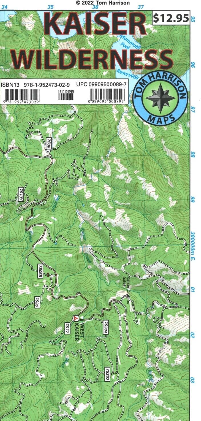 Kaiser Wilderness   Tom Harrison Maps