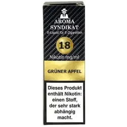 Grüner Apfel 10ml 18mg NicSalt Liquid by Aroma Syndikat