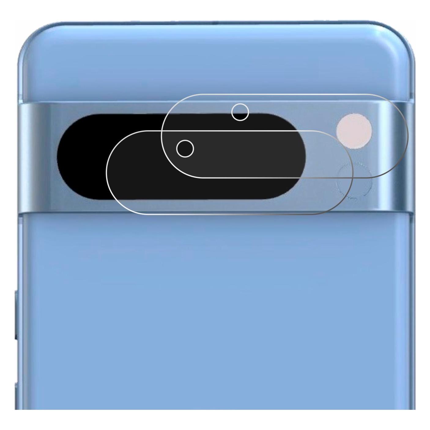 ScreenLeaf Schutzfolie für Google Pixel 8 Pro (NUR Kameraschutz) Displayschutz Display Schutz Folie Klar (Google Pixel 8 Pro) (6151215)
