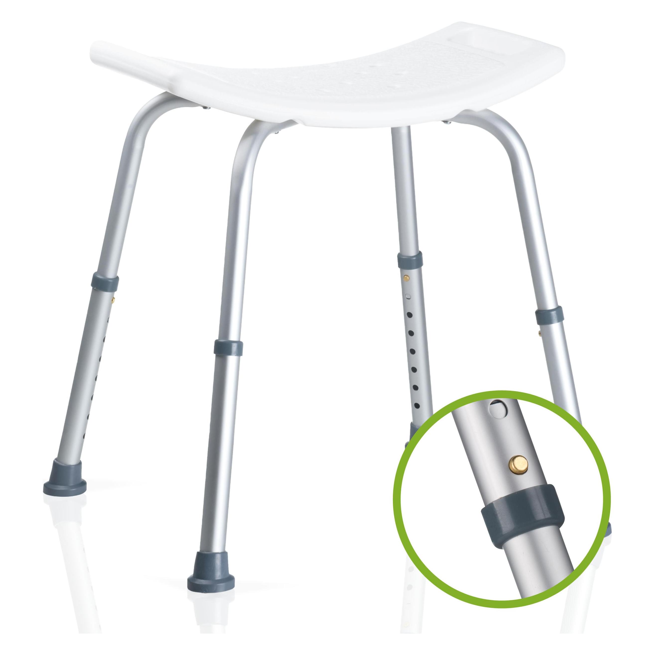 Vivamore Duschstuhl 51x45x56cm (150 kg) (B0883F6GBY)