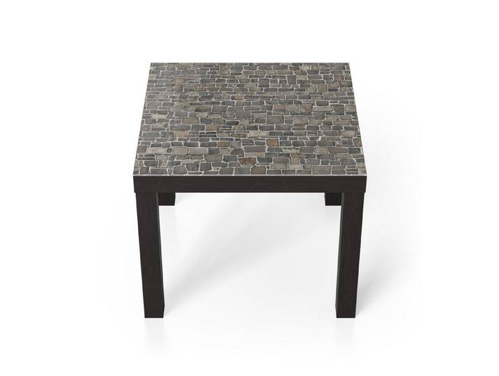 DEQORI Couchtisch 'Steinmelodie', Glas Beistelltisch Glastisch modern