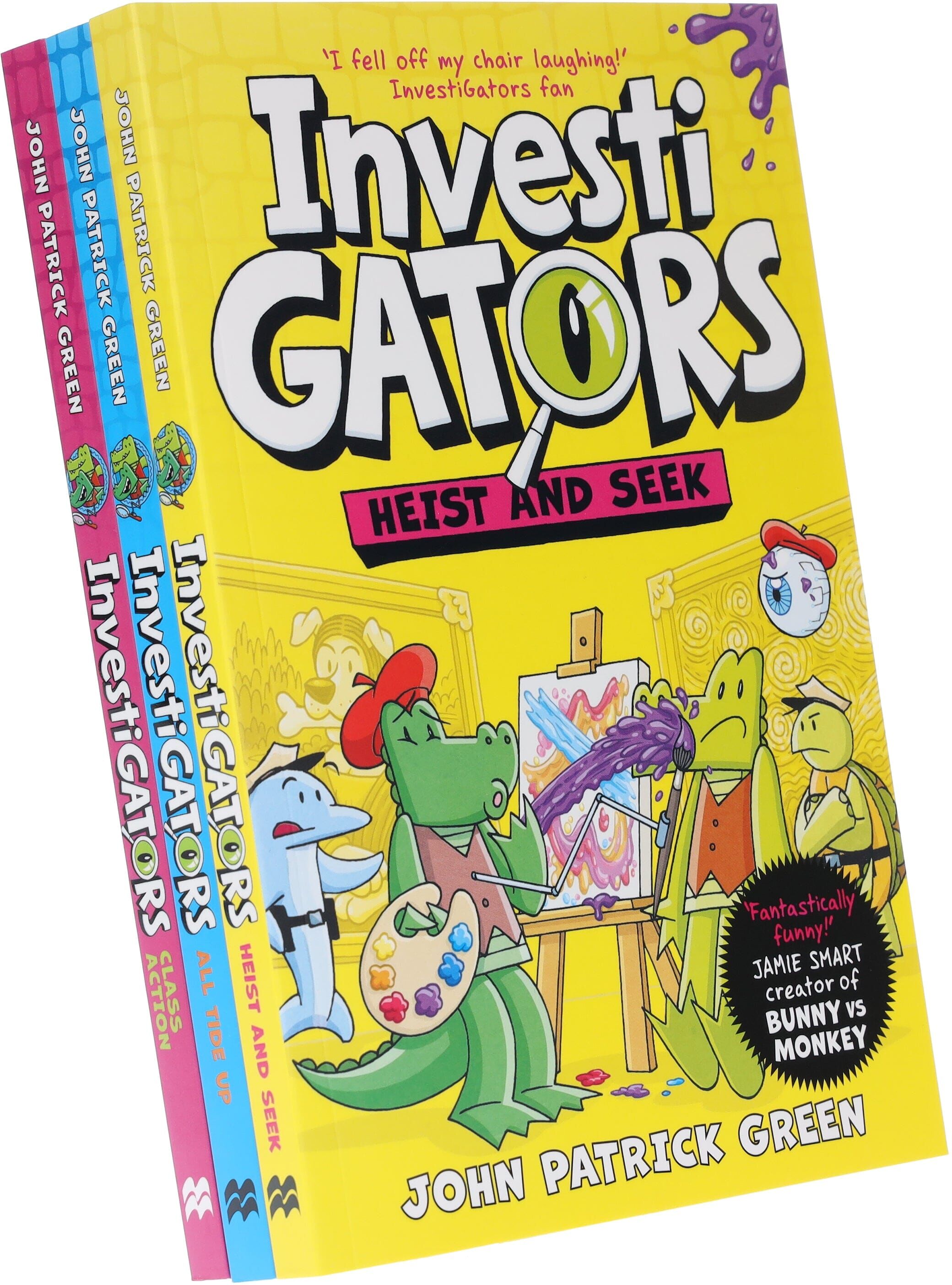 InvestiGators Series Books (6-8) by John Patrick Green 3 Books Collection Set - Ages 7-9 - Paperback Macmillan