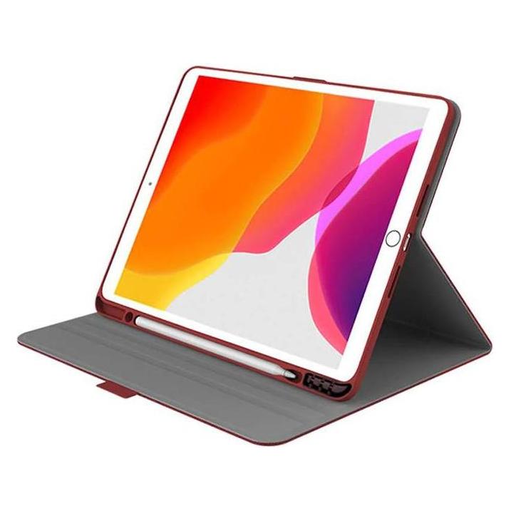 Cygnett TekView Slim Case for iPad 10.2" (2019) devices with Apple Pencil holder - Red/Red (Apple iPad 2019 (7. Gen), Apple iPad 2020 (8. Gen), Apple iPad 2021 (9. Gen)) (CY3065TEKVI)