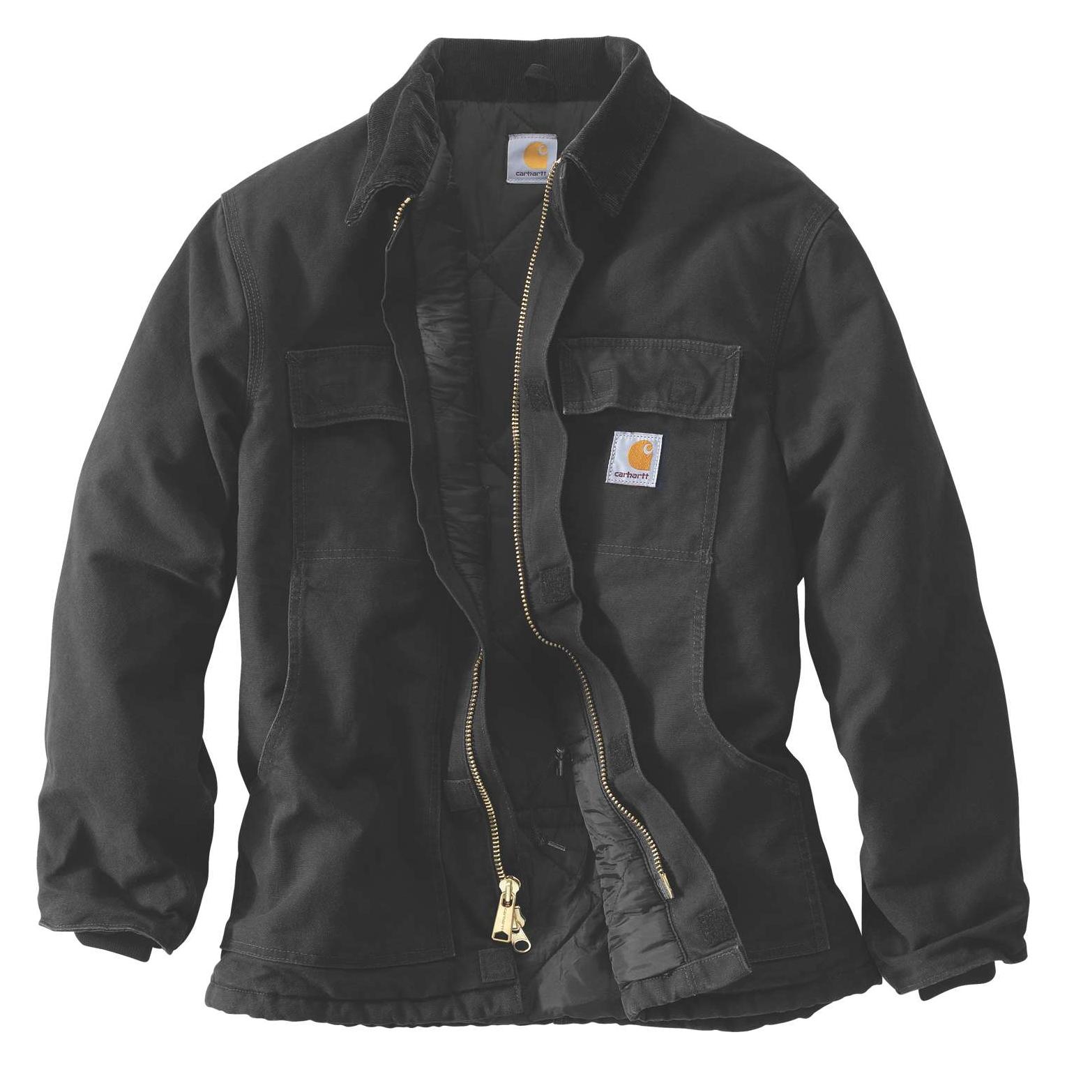 Carhartt Cappotto Tradizionale Isolato (XXL) (106674-BLK2XLREG)