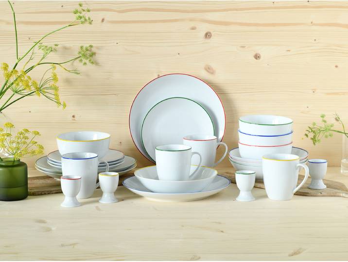 Service combiné Color Line 32 x 31 x 47cm Multicolore 24 éléments