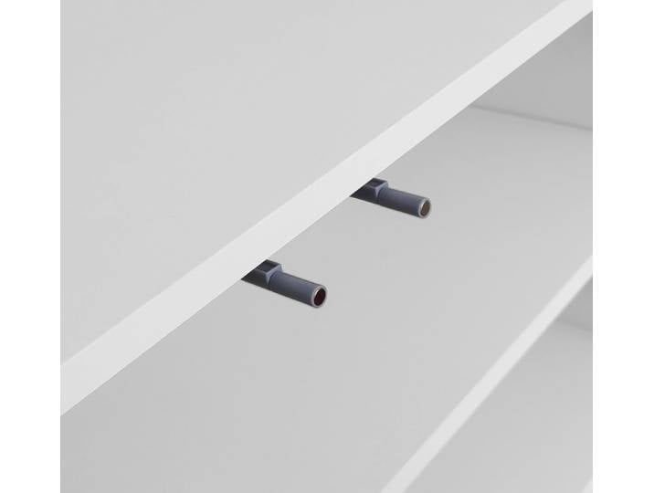 MC Star TV-Ständer Moderner weiß TV-Schrank–175 x 38 x 56 cm, verstellbare Einlegeplatten, (Leichte Lowboard-TV-Möbel im Luxusstil)