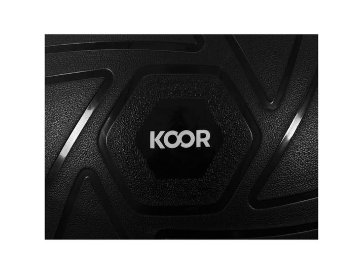 KOOR Gymnastikball Alli PVC Schwarz D 75 cm - Gymnastikball