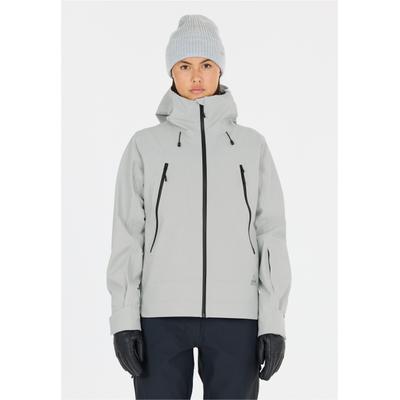 Skijacke SOS "Hoverla", Damen, Gr. L, grau, 77% Polyamid, 23% Elasthan, unifarben, normal, ohne Ausschnitt, Jacken Skijacke, aus hochfunktionalem Stretchmaterial