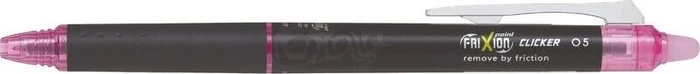 PILOT FRIXION point CLICKER Tintenroller schwarz 0,3 mm, Schreibfarbe: pink, 1 St.