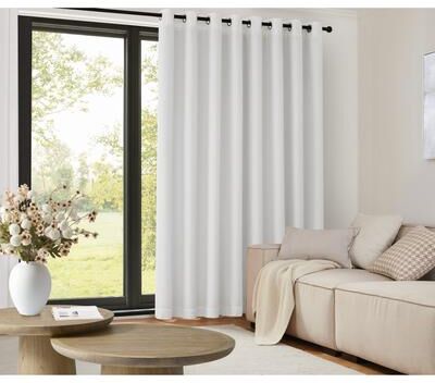 Truly Soft SUNBARRIER Snap In Blackout Grommet Patio Door Grommet Panel